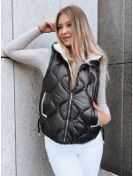 Dámska prešívaná vesta OLIVE BRANCH black FashionStreet TY3816