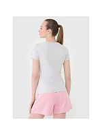 Dámské hladké tričko slim model 22088441 - 4F Dámské hladké tričko slim model 22088441 - 4F