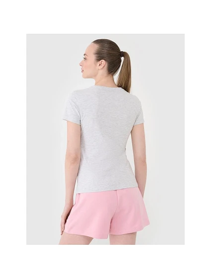 Dámské hladké tričko slim model 22088441 - 4F Dámské hladké tričko slim model 22088441 - 4F