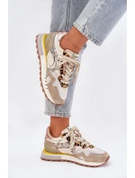 Tenisky Sportovní Boty Dámské model 21690091 Zlaté - D.Franklin