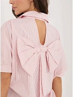 IT košeľa KS 18989.17 biela ružová