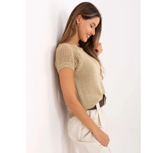 Bluzka MI BZ model 21217616 złoty - FPrice