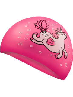 AQUA SPEED Detská plavecká čiapka Unicorn Pink