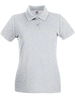 LadyFit Premium Polo Dámské piqué polo model 22442181 heather grey - Fruit of the Loom LadyFit Premium Polo Dámské piqué polo model 22442181 heather grey - Fruit of the Loom