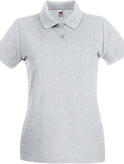 LadyFit Premium Polo Dámské piqué polo model 22442181 heather grey - Fruit of the Loom