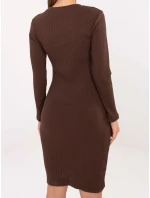 RV SK šaty A1049.99 tmavohnedé RV SK šaty A1049.99 tmavohnedé