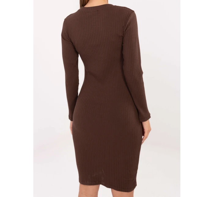 RV SK šaty A1049.99 tmavohnedé RV SK šaty A1049.99 tmavohnedé
