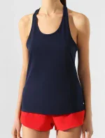 Dámske tielko UW0UW02154-CUN modrá - Tommy Hilfiger