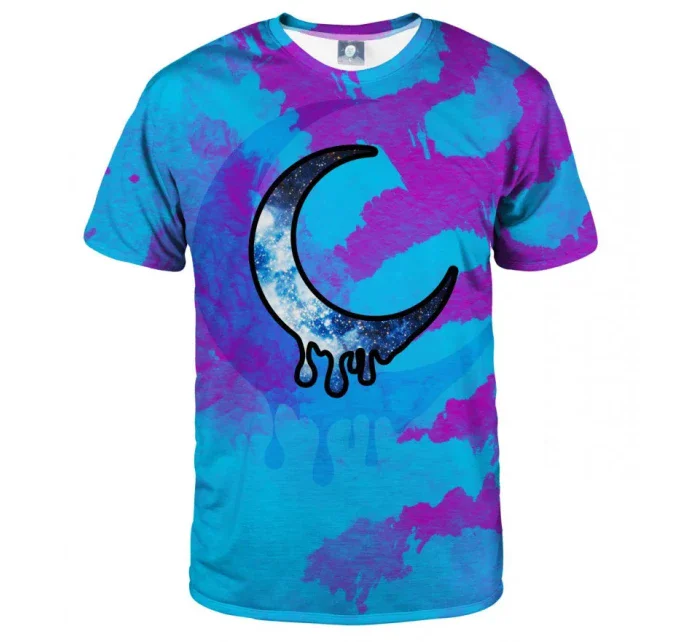 Unisex tričko Crescent Tie Dye TSH AFD579 blue-violet - Aloha From Deer