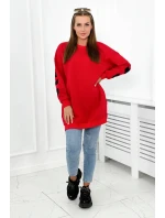 Izolovaná mikina 26557 California červená - Kesi Izolovaná mikina 26557 California červená - Kesi