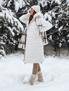 Dámska prešívaná vesta NOELIA biela FashionStreet TY3133