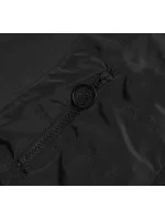 Čierny dámsky dres z rôznych spojených materiálov (AMG683/1) Čierny dámsky dres z rôznych spojených materiálov (AMG683/1)