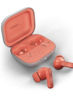 Motorola Moto buds Peach Pink slúchadlá