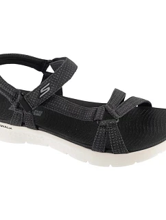 Sandále Skechers Go Walk Flex – Sublime 141451-BKW, čierne, veľkosť 36