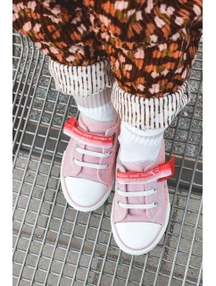 Dziecięce Niskie Trampki BIG STAR JJ374078 Różowe