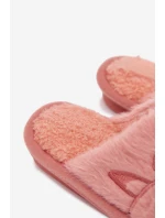 Dětské pantofle s kožíškem Růžové model 21793891 - Befado
