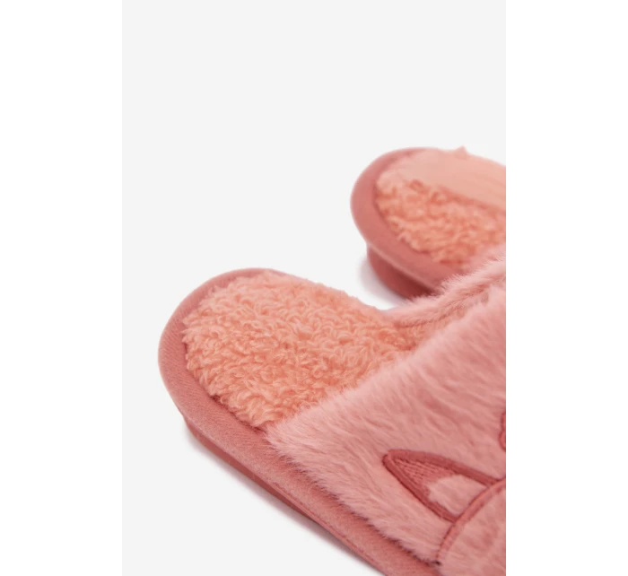 Dětské pantofle s kožíškem Růžové model 21793891 - Befado