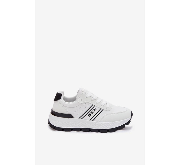 Dámské tenisky na platformě Big Star TT274882 Hi-Poly System Bílé Dámské tenisky na platformě Big Star TT274882 Hi-Poly System Bílé