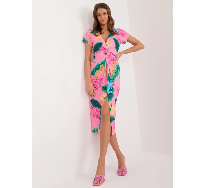 Sukienka DHJ SK  różowy model 20095231 - FPrice