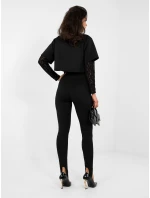 Spodnie MI SP model 21948996 czarny - FPrice Spodnie MI SP model 21948996 czarny - FPrice