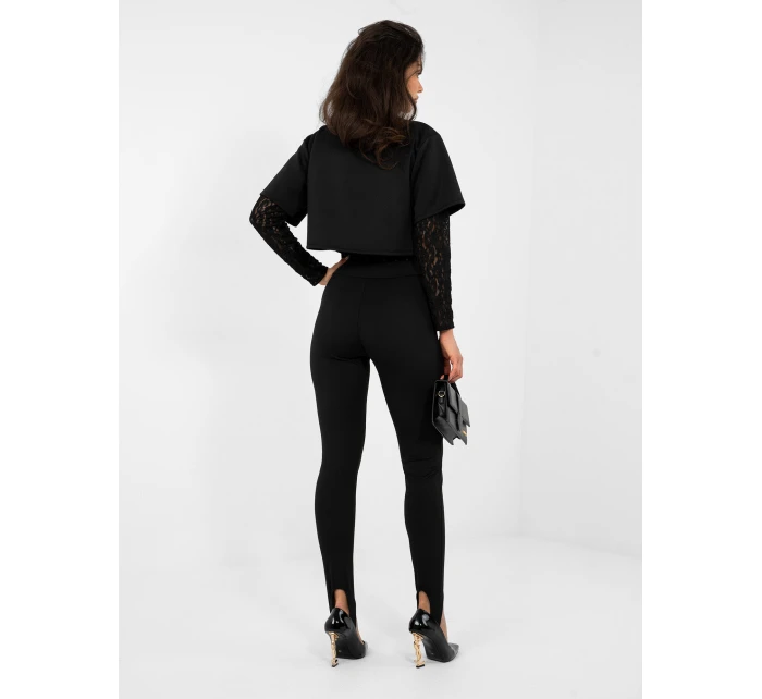 Spodnie MI SP model 21948996 czarny - FPrice Spodnie MI SP model 21948996 czarny - FPrice