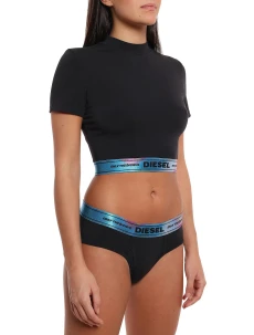 Dámsky športový top 00SHHL-0WAXQ-E5186 čierna - Diesel