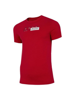 Pánske tričko H4L21-TSM021 červené - 4F