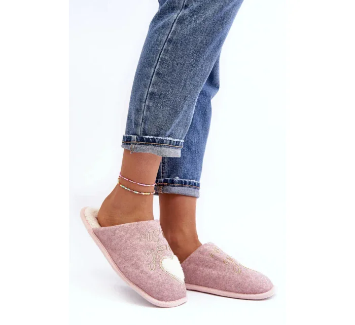 Dámske papuče MD8643 Powder pink - JOMIX