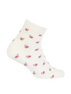 TENKÉ PONOŽKY FARBA 2-6 ROKOV DIEVČATÁ OFF WHITE 21-23