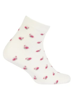 TENKÉ PONOŽKY FARBA 2-6 ROKOV DIEVČATÁ OFF WHITE 21-23