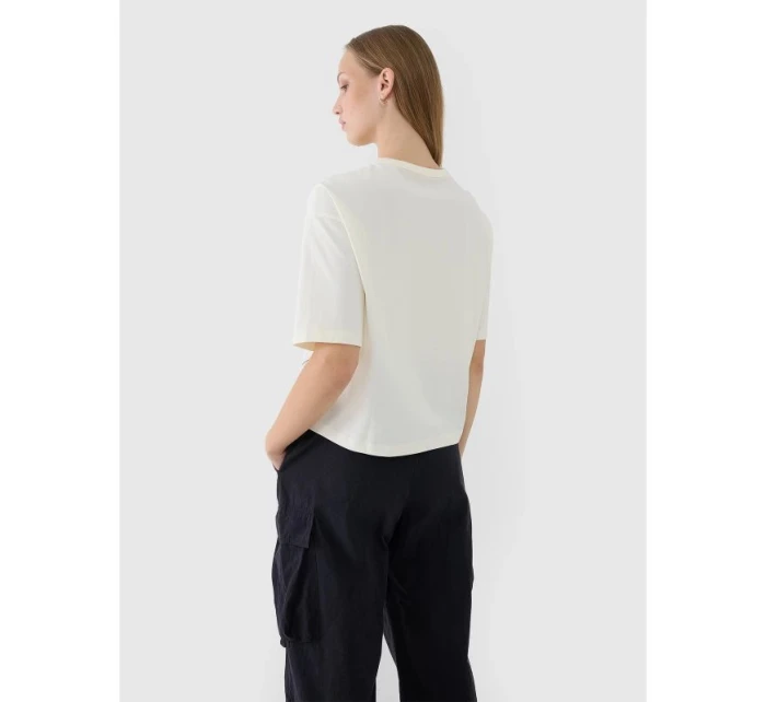 Dámské tričko oversize s potiskem model 21433287 - 4F