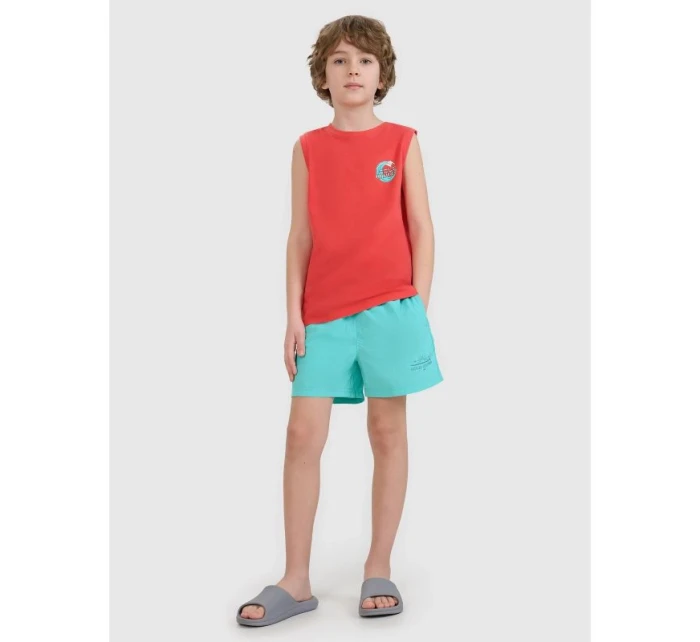 Chlapčenské plážové šortky boardshorts 4F 4FJWSS25UBDSM117-47S Chlapčenské plážové šortky boardshorts 4F 4FJWSS25UBDSM117-47S