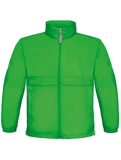 B&C Sirocco /kids Detská vetrovka bez podšívky 01.0950 real green