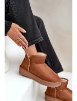 Śniegowce Na Platformie Damskie D.Franklin DFSH370010 Brązowe Śniegowce Na Platformie Damskie D.Franklin DFSH370010 Brązowe