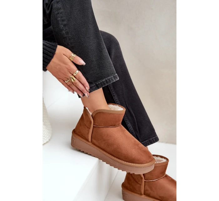 Śniegowce Na Platformie Damskie D.Franklin DFSH370010 Brązowe Śniegowce Na Platformie Damskie D.Franklin DFSH370010 Brązowe