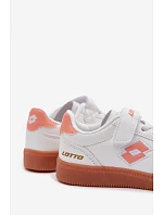 Dětské tenisky na suchý zip LOTTO VINTAL MF 2600252K Bílomodré-Oranžové