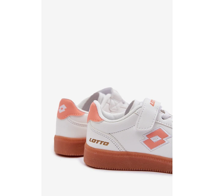 Dětské tenisky na suchý zip LOTTO VINTAL MF 2600252K Bílomodré-Oranžové