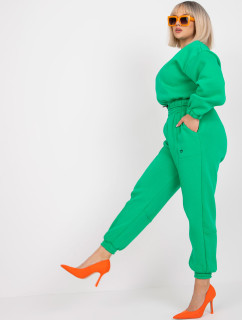 Zelená tepláková súprava s nohavicami Maleah