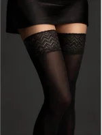 Dámské samodržící punčochy  60 den 24 model 21871069 - Fiore