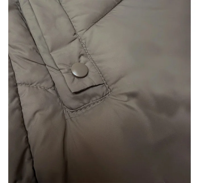 Béžová dámska bunda s kapucňou J Style (16M9191-62)