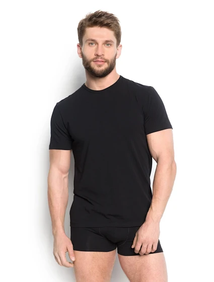 Pánske tričko 18731 Bosco black - HENDERSON