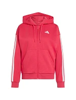 Dámská mikina adidas Essentials 3-Stripes Full-Zip Fleece Hoodie, růžová, KF6272 Dámská mikina adidas Essentials 3-Stripes Full-Zip Fleece Hoodie, růžová, KF6272