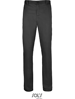 SOL'S Men Pánské saténové elastické kalhoty black model 22521018