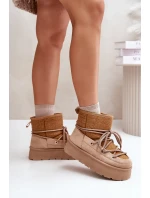 Sněhule S Na Platformě Hnědé model 21676659 - Boto