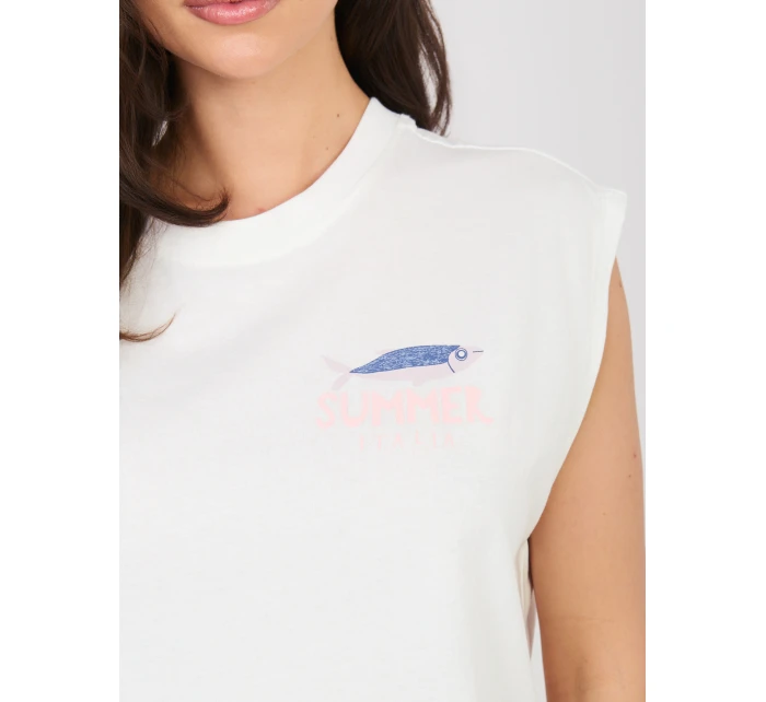 T shirt model 22024860 biały - FPrice