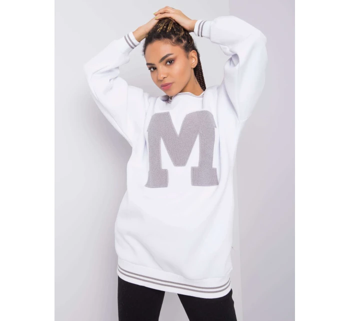 Mikina DS BL 1123.18 bielych