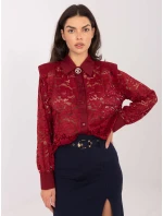 Koszula IT KS model 21795559 bordowy - FPrice Koszula IT KS model 21795559 bordowy - FPrice