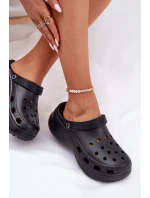 Dámske penové papuče na pevnej podrážke Big Star - čierne Dámske penové papuče na pevnej podrážke Big Star - čierne