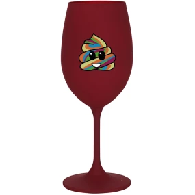 DUHOVÉ VESELÉ EE - bordo sklenice na víno 350 ml