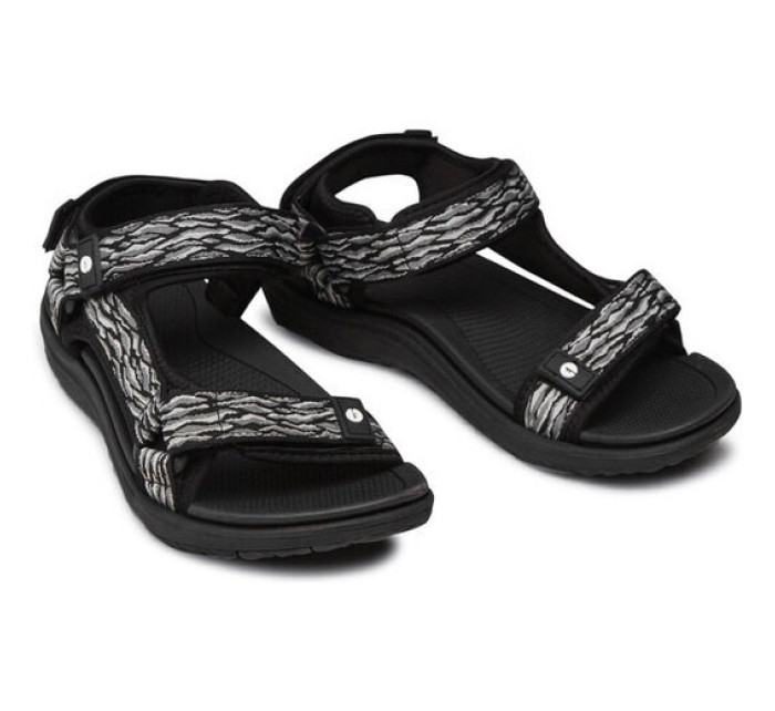 Pánske sandále Hanar SL-SS22-HT-03 čierno-šedá - Hi-tec